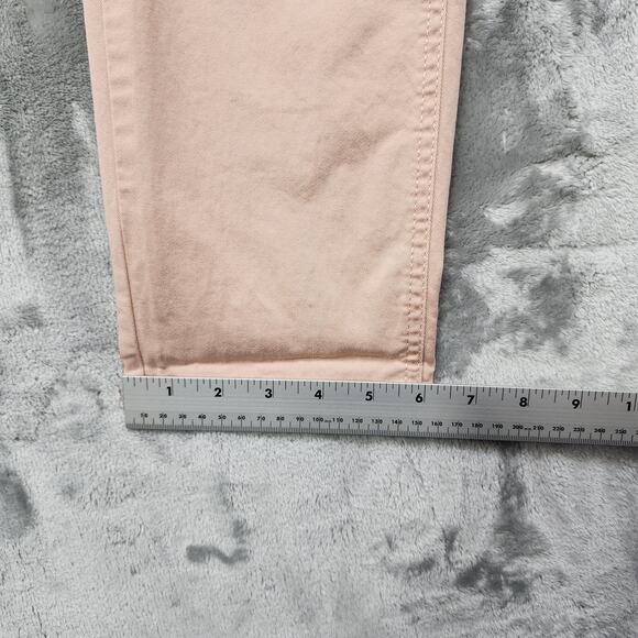 Ann Taylor LOFT Pant Womens 6P PETITE Pink Marisa Mid Rise Cropped Chino Preppy - Picture 9 of 10